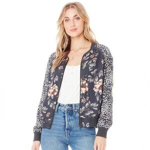 Saltwater Luxe Crossfire Bomber Jacket- Size Small